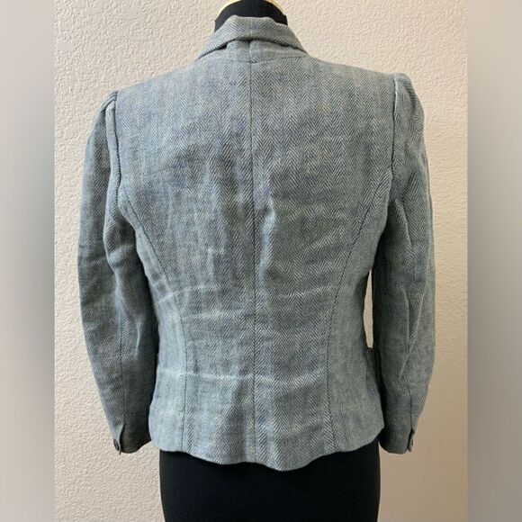 Isabel Marant Blue Suit Jacket | Womens size uk 3 USA 6 - Picture 6 of 10